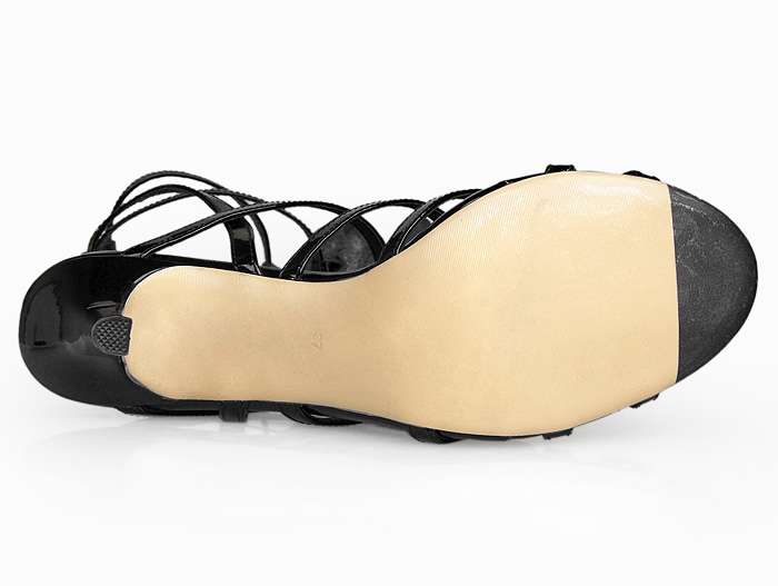 Replica Chanel Shoes 72302b black lambskin leather